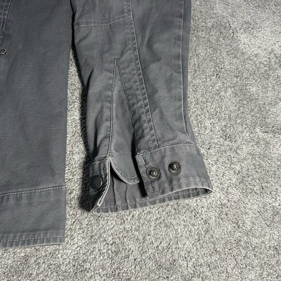 Kuhl Double Kross Jacket Mens M Medium Gray Lightweight Hiking Canvas Faded - Picture 3 of 16